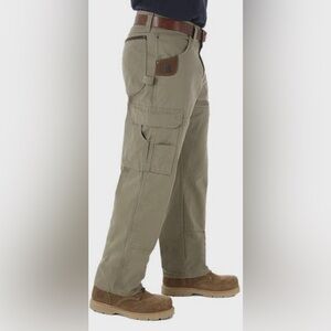 Wrangler Men's RIGGS Workwear Ripstop Ranger Pants 100% cotton. Cargo. 40x36 Tan